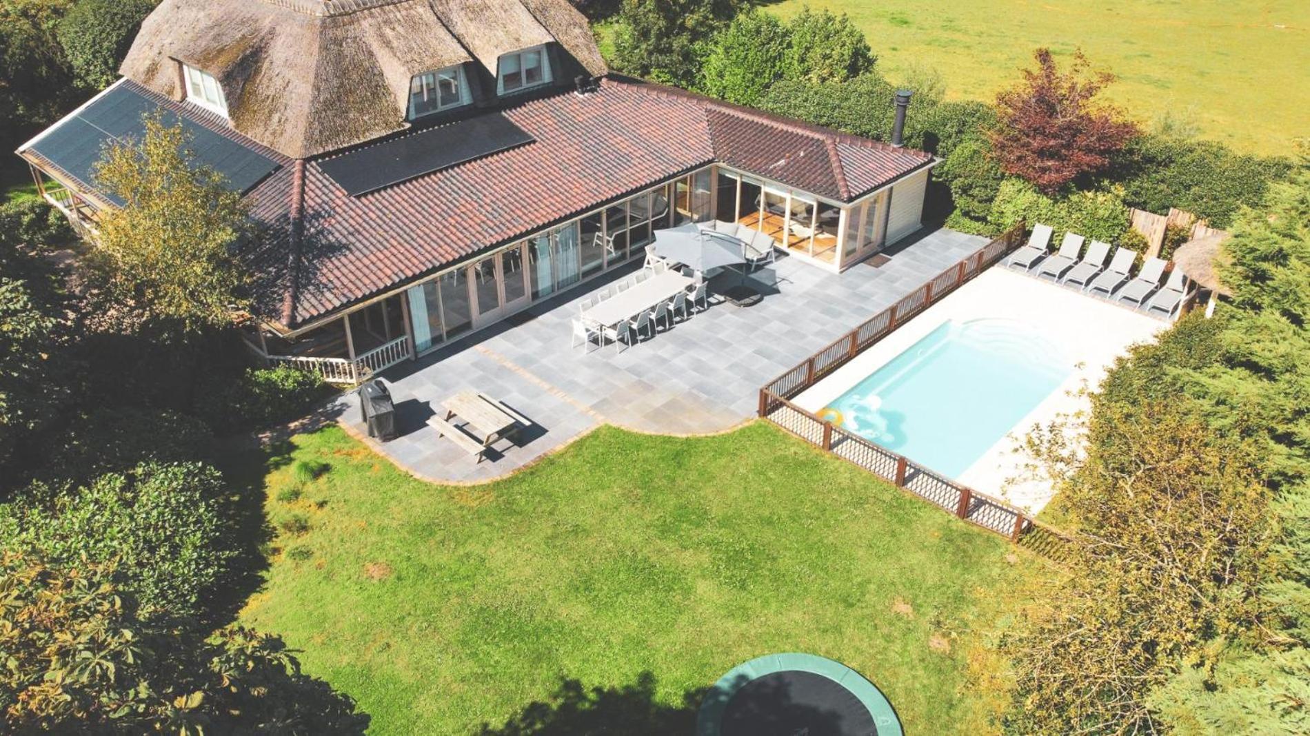 Beautiful American Style Villa With Heated Pool And Jacuzzi Heerhugowaard Exteriér fotografie