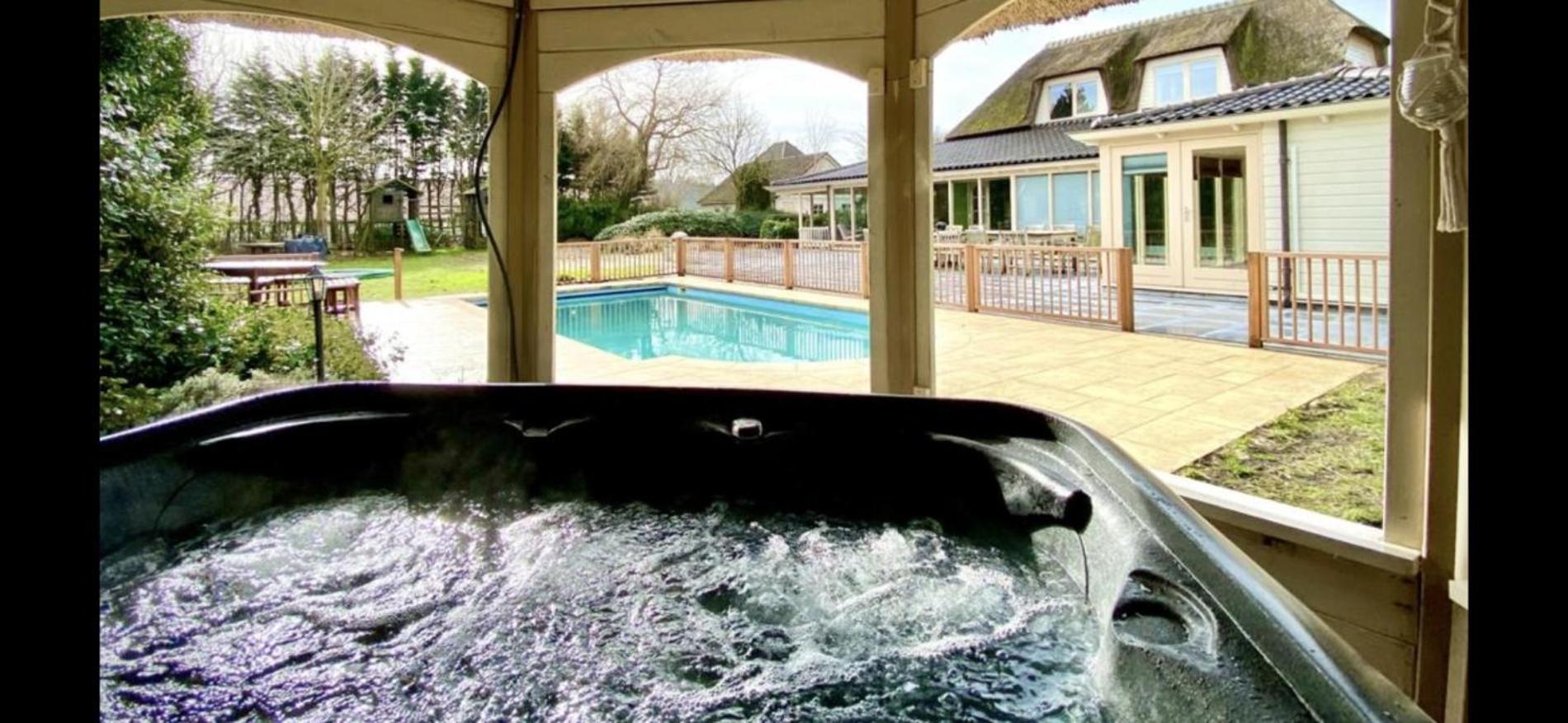 Beautiful American Style Villa With Heated Pool And Jacuzzi Heerhugowaard Exteriér fotografie